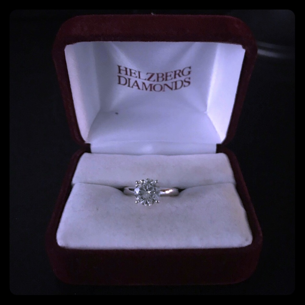 2.0 ct Moissanite ring